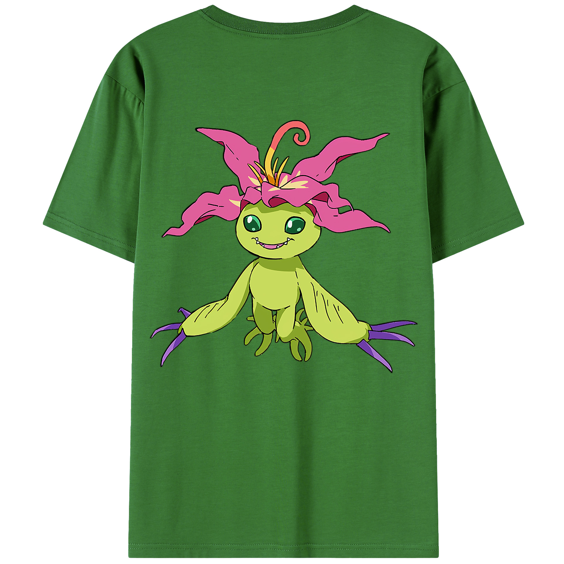 （画像用） Digimon デジタルモンスター/デジモン レディース半袖Tシャツ(バックプリント)